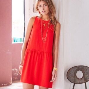 Sezane Rosalie Dress in Red - Size 34